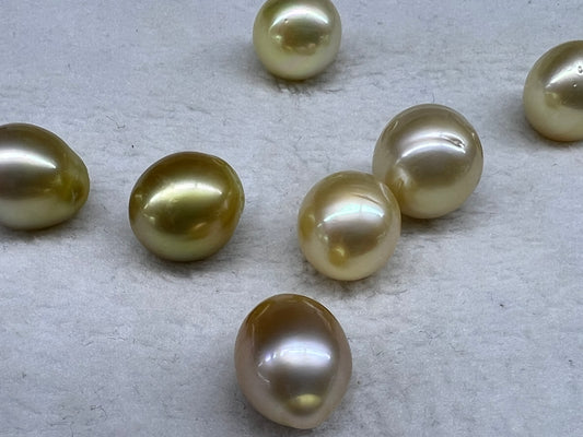 9mm-14mm A gold pearl