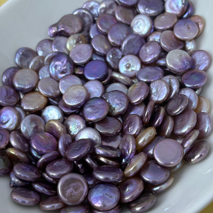 Freshwater Button pearl 11-12mm Multiple color