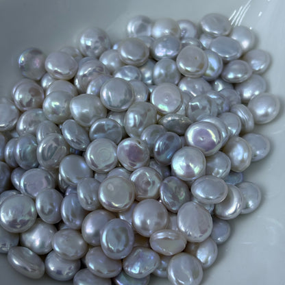 Freshwater Button pearl 11-12mm Multiple color