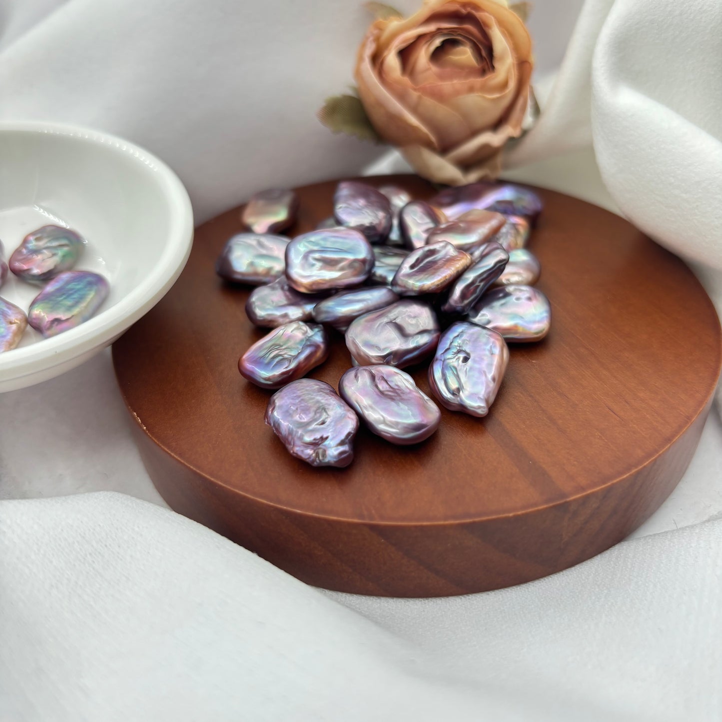 Wholesale Multicolor Freshwater Special Shape Pearl Pairs