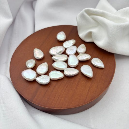 Wholesale AAA White Freshwater Special Shape Pearl Pairs