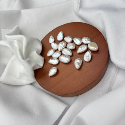 Wholesale AAA White Freshwater Special Shape Pearl Pairs