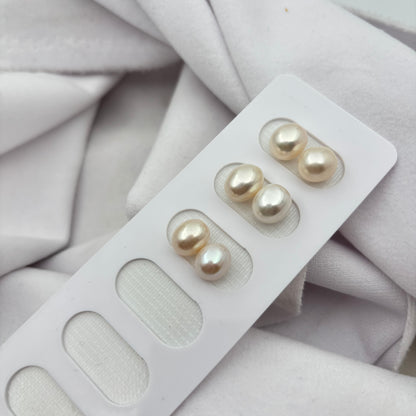 Freshwater Rice pearl Pair 5-8mm