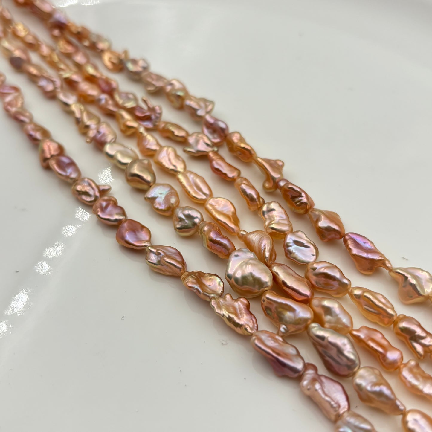 Freshwater  pearl Keshi New Arrivali 6-9mm Multiple color