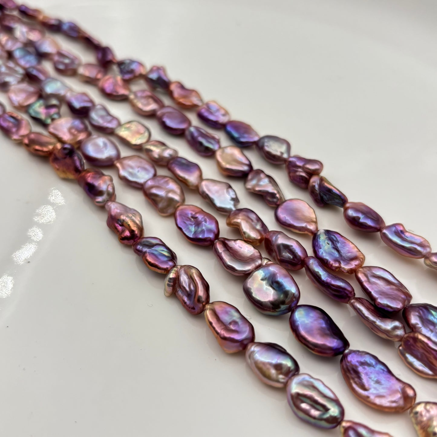 Freshwater  pearl Keshi New Arrivali 6-9mm Multiple color