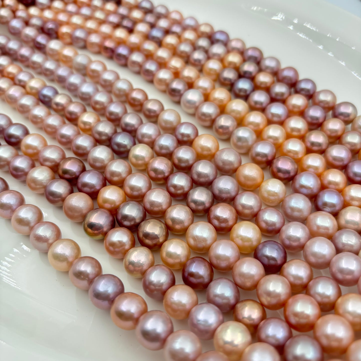 Freshwater  Edison pearl 9-10mm Multiple color