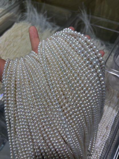 Wholesale 4-5mm White Freshwater AK Pearl Strands