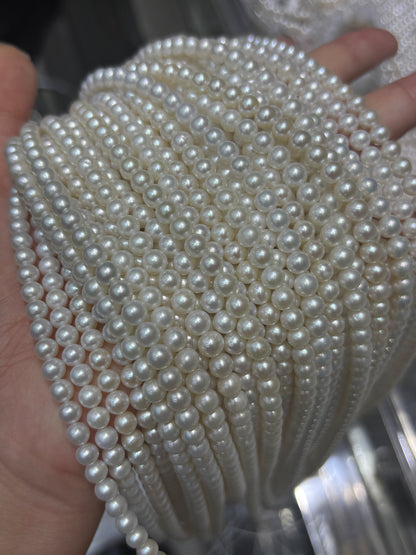 Wholesale 5-6mm White Freshwater AK Pearl Strands