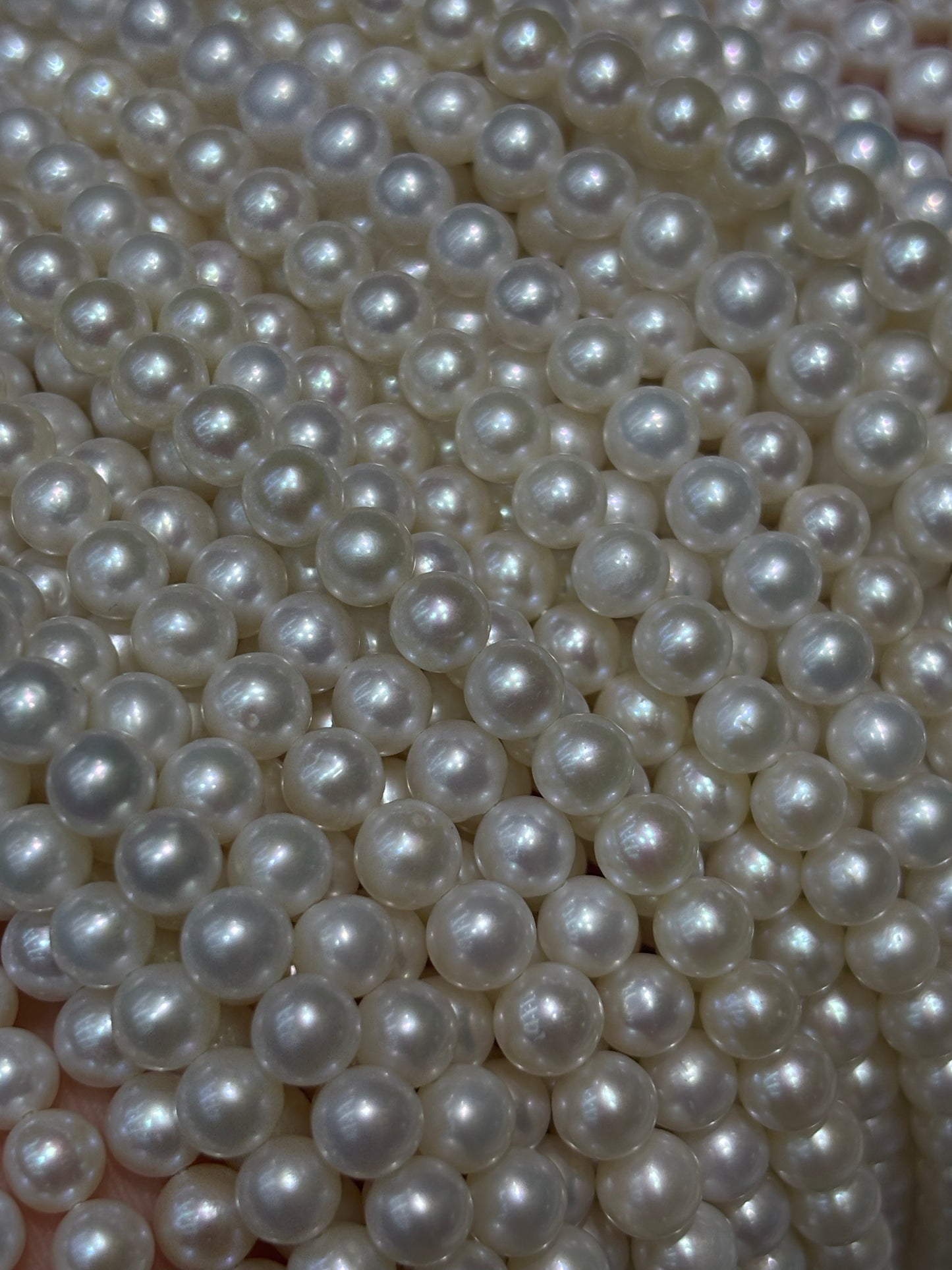 Wholesale 5-6mm White Freshwater AK Pearl Strands