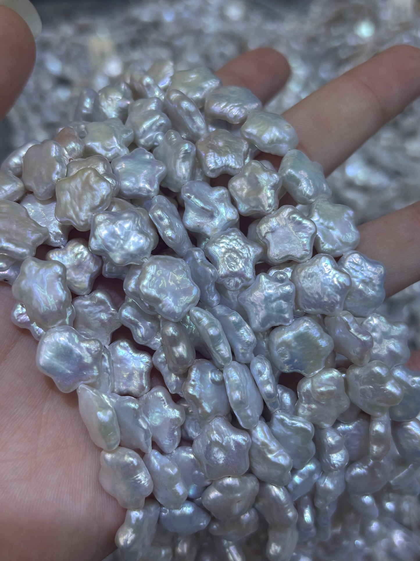 Wholesale Multicolor Freshwater Special Shape Pearl Strands