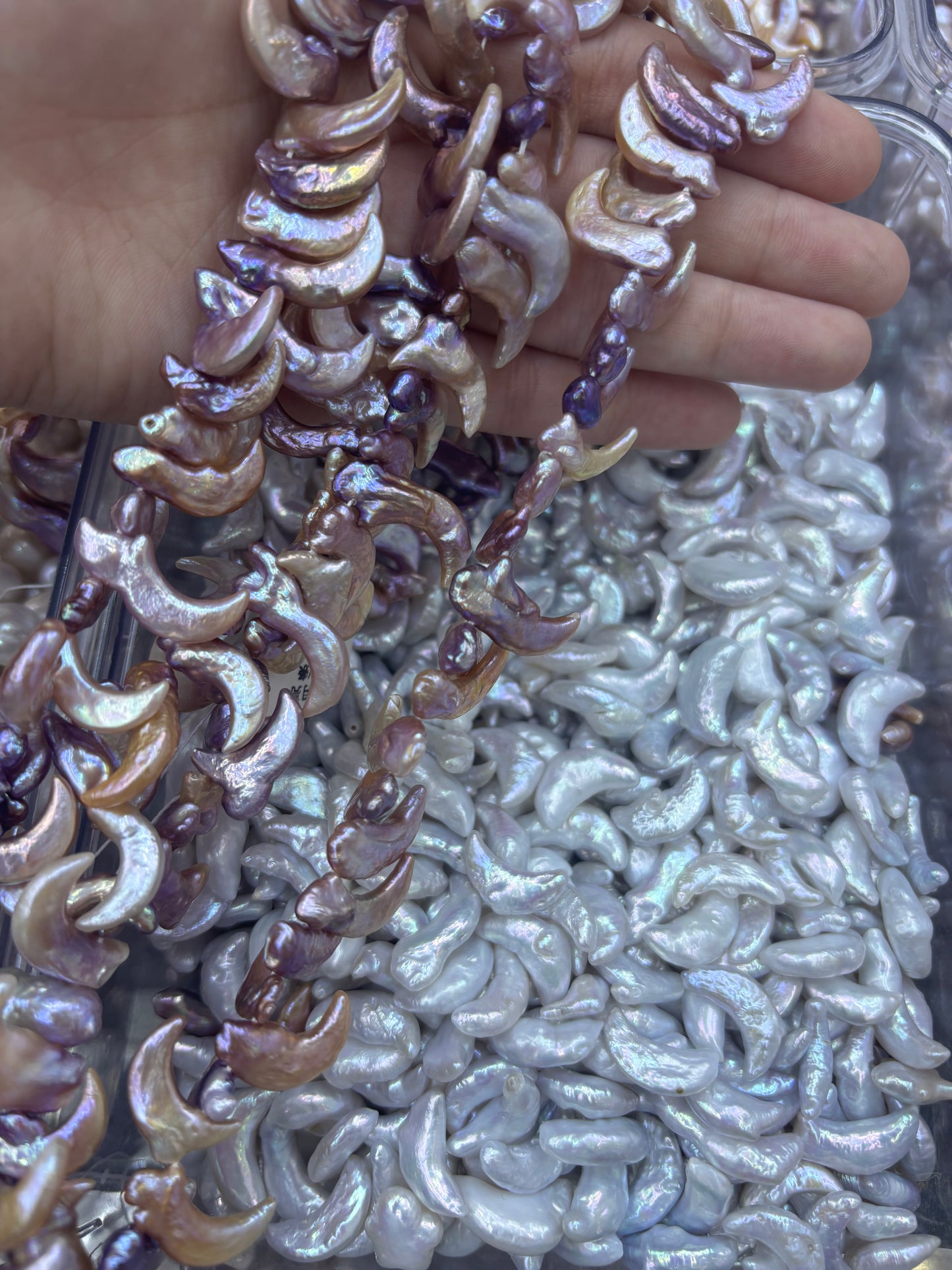 Wholesale Multicolor Freshwater Special Shape Pearl Strands