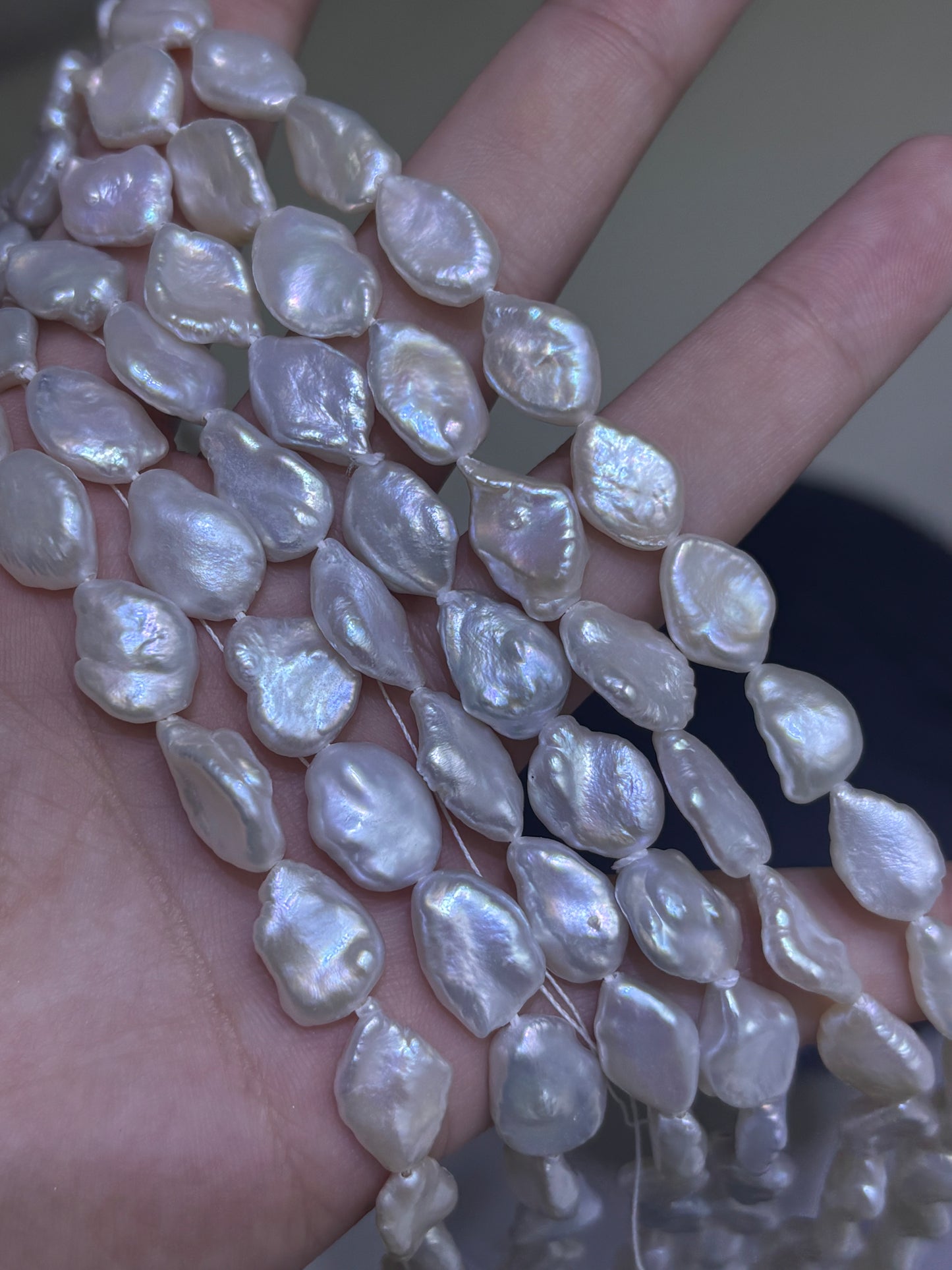 Wholesale Multicolor Freshwater Special Shape Pearl Strands