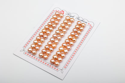 Freshwater Button pearl 5-8mm Multiple color