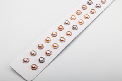 Freshwater Button pearl 5-8mm Multiple color
