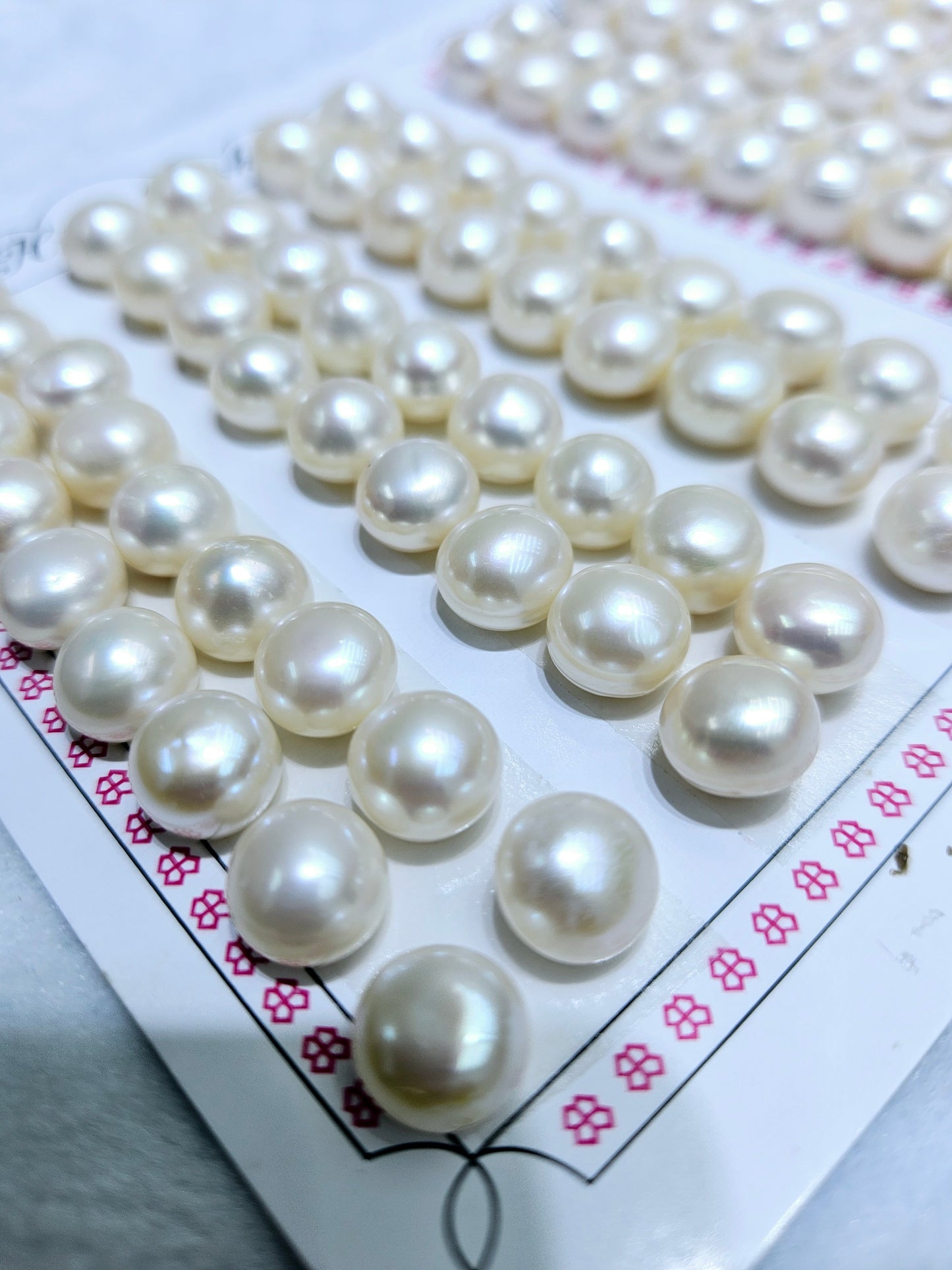 Freshwater Button pearl 8mm＋